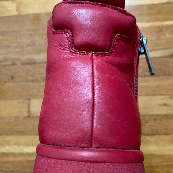 Diesel Men’s Red high top sneakers Size 8.5 - Picture 9 of 11